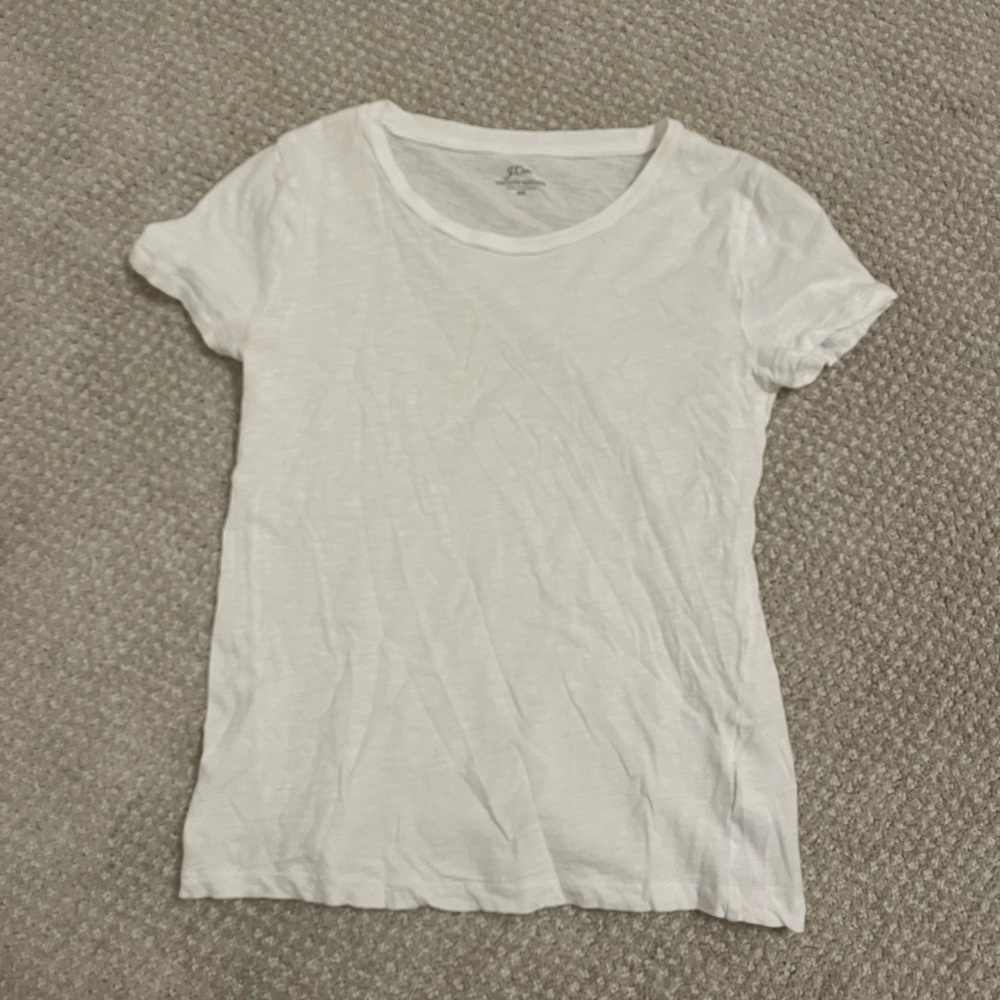 j. crew white t-shirt